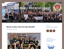 Tablet Screenshot of fcstpauli-tischfussball.de